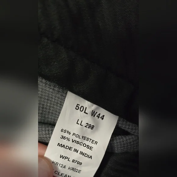 NWT Kenneth Cole Reaction Grey Mens Big and Tall 2 Piece Suit 50L 44W